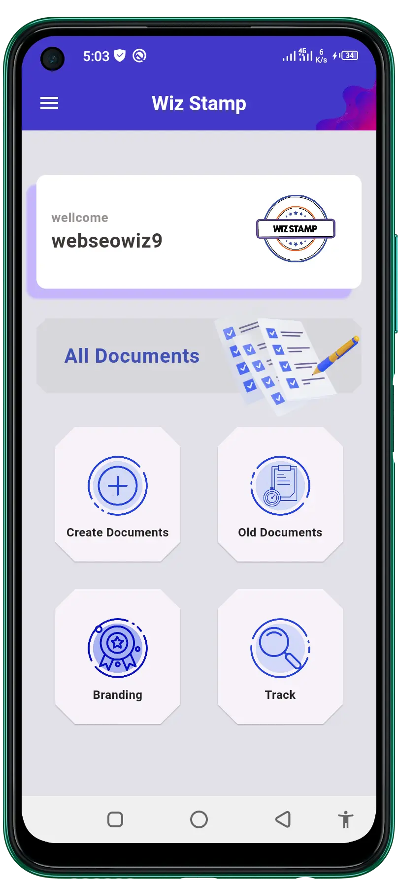 wizstamp digital stamps App - Download Now